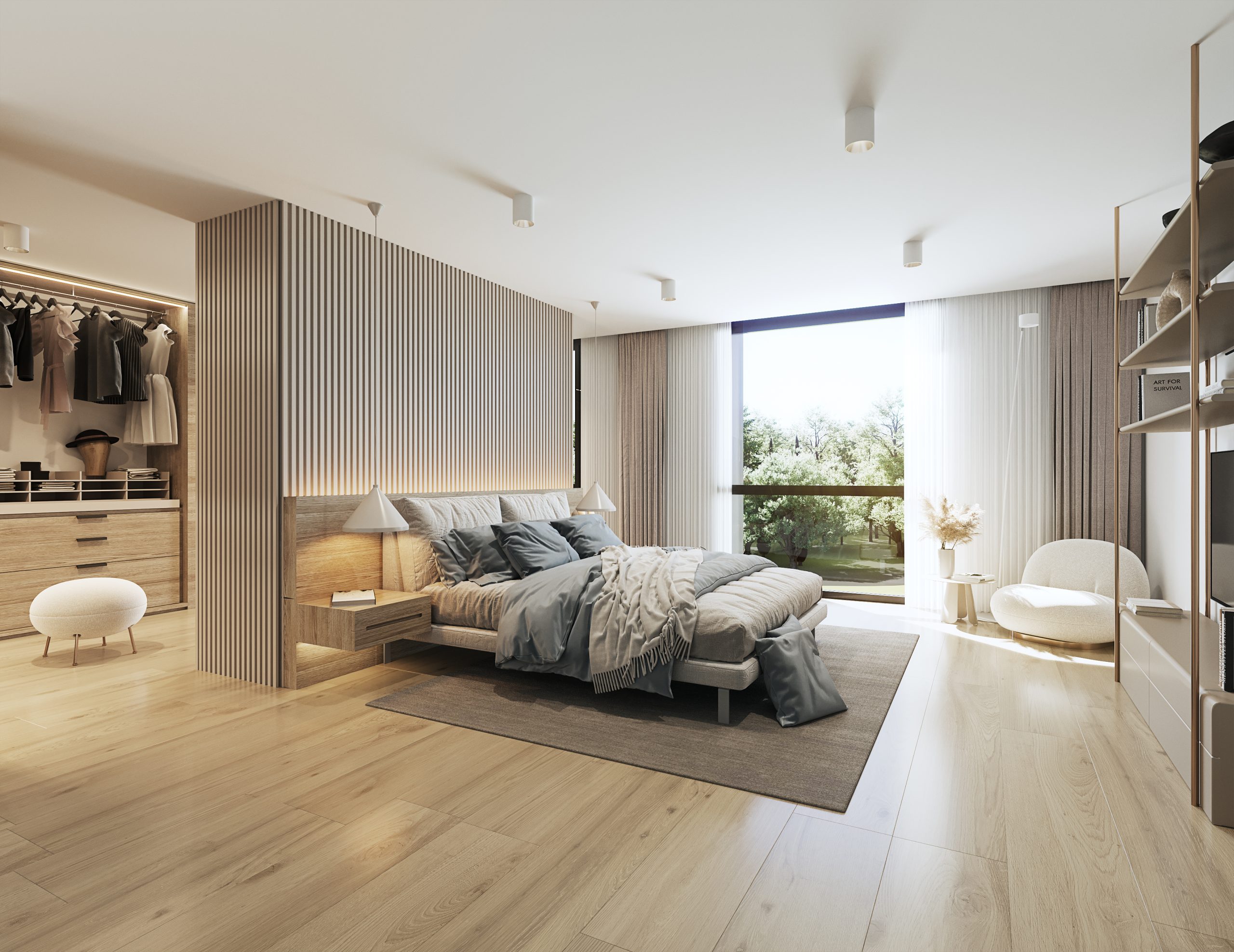 Spacious Bedroom Remodel