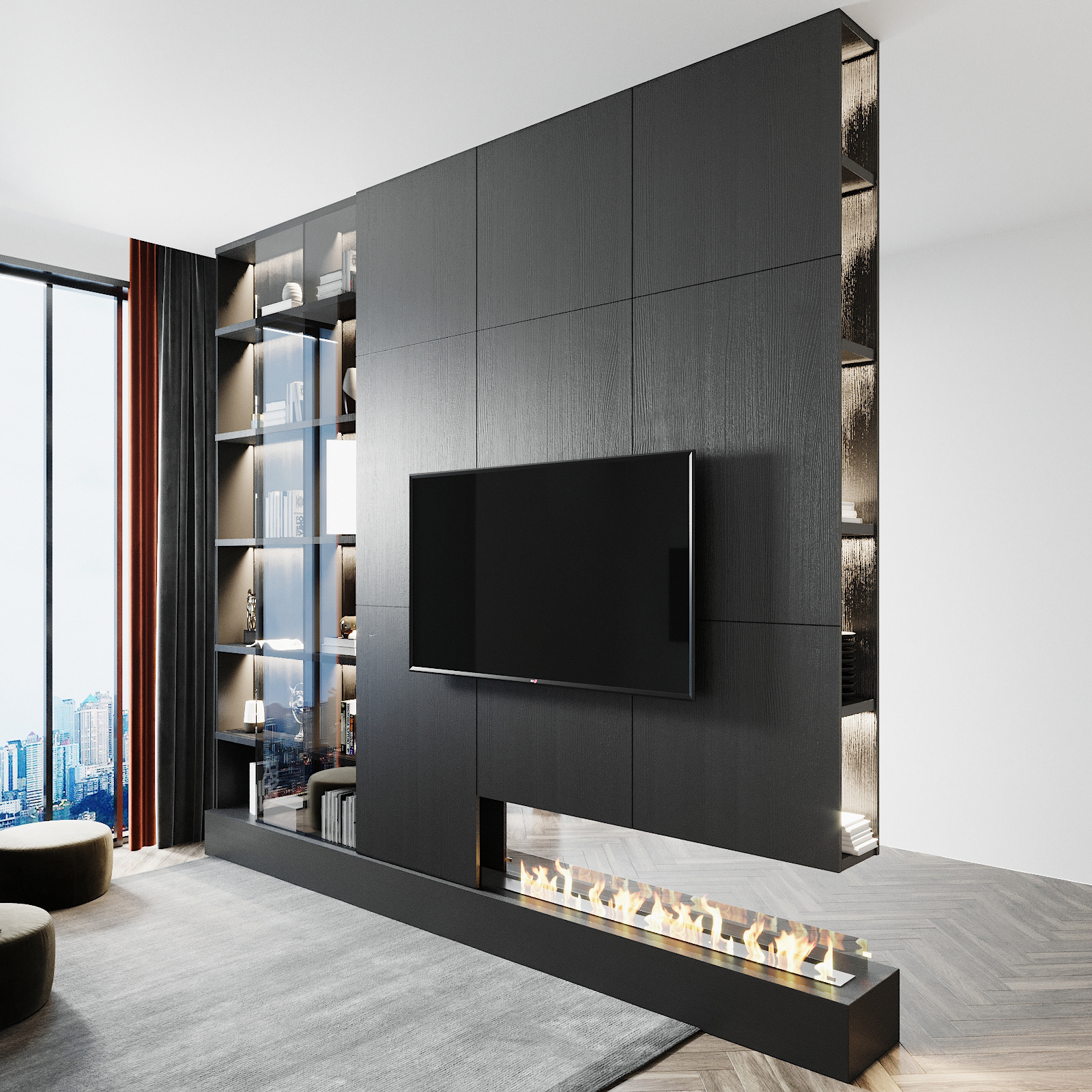 Custom Wall Unit
